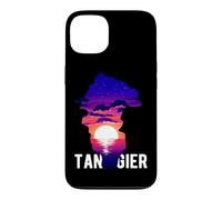 Carcasa para iPhone 13 Cueva de Hércules Tánger Ciudad Atardecer Escena Marruecos Viaje de Vacaciones