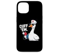 Carcasa para iPhone 13 Cuff 'Em Goose Nurse ER Enfermería