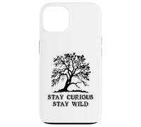 Carcasa para iPhone 13 Curious Stay Inspirationa Wild Tree Silhouette Nature Lover
