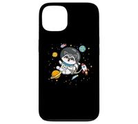 Carcasa para iPhone 13 Cute Funny Kawaii Cartoon Kids Astronaut Space Raccoon Lover