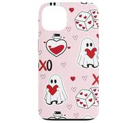 Carcasa para iPhone 13 Cute Ghost Valentines XOXO Heart Dice Spooky