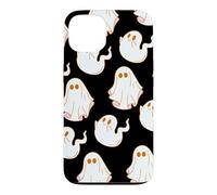 Carcasa para iPhone 13 Cute Spooky Ghost Pastel Goth Retro Groovy Halloween Black