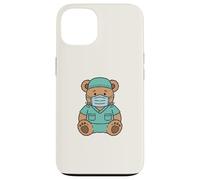 Carcasa para iPhone 13 Cute Surgical Nurse Teddy Bear Student Operating Room Staff