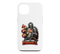Carcasa para iPhone 13 Cyber Sentinel Knight Protegiendo tu ámbito Digital