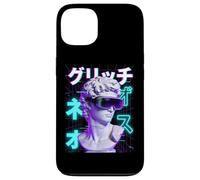 Carcasa para iPhone 13 Cyberpunk Vaporwave David VR Gafas Japonesas Glitch