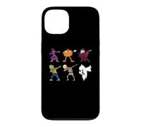 Carcasa para iPhone 13 Dabbing Halloween Niños Esqueleto Zombi Calabaza Miedo Momia