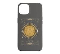 Carcasa para iPhone 13 Dark Academia Estética Tarot Estética Sol y Luna Nubes