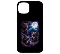 Carcasa para iPhone 13 Dark BatsUnder The Full Moon Vintage Fantasía Rayo