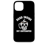 Carcasa para iPhone 13 Dead Inside But Caffeinated Skeleton Coffee Lover Baristas