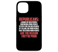 Carcasa para iPhone 13 Definición Anti republicanos - Demócrata Liberal