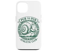 Carcasa para iPhone 13 Día de San Patricio Irish Snail Pub To Pub Slow & Steady