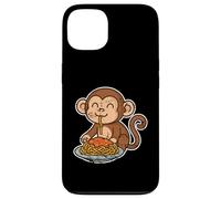 Carcasa para iPhone 13 Dibujos Animados de Pasta de Mono