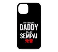 Carcasa para iPhone 13 Dicho Gracioso No llames a papá Llame Sempai