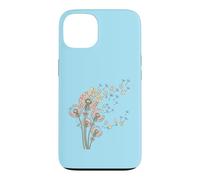 Carcasa para iPhone 13 Dientes de león y Mahjong Tiles Bam Crak Dots Make A Wish Flower