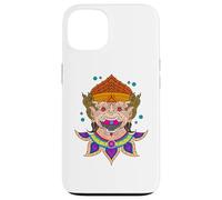 Carcasa para iPhone 13 Dios Mono hindú Hanuman