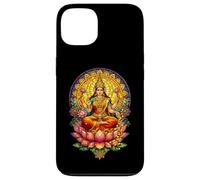 Carcasa para iPhone 13 Diosa Lakshmi Vitral Mitología Hindú Hinduismo