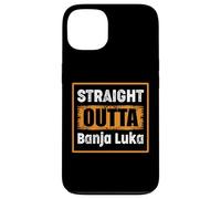 Carcasa para iPhone 13 Directamente Outta Banja Luka Bosnia y Herzegovina Retro