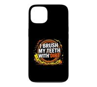 Carcasa para iPhone 13 Dirt Bike Motocross I Brush My Teeth with Dirt