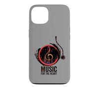 Carcasa para iPhone 13 Disco de Vinilo Retro de música para el corazón