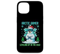 Carcasa para iPhone 13 Diseño Arctic Gamer Pixel Art Retro 8-bit Winter Geek