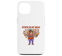 Carcasa para iPhone 13 Diseño de Conciencia Mental Atrapado en mi Cabeza Pensando Demasiado