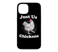 Carcasa para iPhone 13 Diseño de Pollos Just Us para fanáticos de la Agricultura