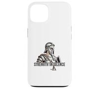 Carcasa para iPhone 13 Diseño Espartano de Guerrero de Fuerza en Silencio