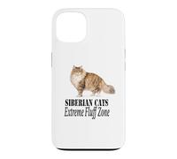 Carcasa para iPhone 13 Diseño para dueños de Gatos Siberian Cats Extreme Fluff Zone