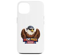 Carcasa para iPhone 13 Diseño Patriotic Eagle Biker Freedom American Spirit