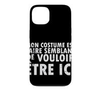 Carcasa para iPhone 13 Disfraz de Halloween Mon EST Faire Semblant - Francés
