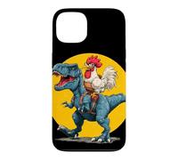 Carcasa para iPhone 13 Disfraz de Pollo Best Friends para Amantes de los Dinosaurios