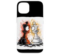 Carcasa para iPhone 13 Disfraz de Rey de ajedrez Genial para los Amantes de Las Piezas y los peones