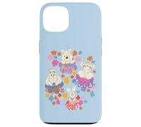 Carcasa para iPhone 13 Disney Winnie the Pooh Spring Easter Friendly Flower Faces