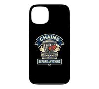Carcasa para iPhone 13 Divertida Cesta de Golf Chains Before Anything Frisbee Sport