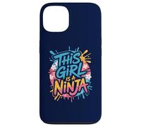 Carcasa para iPhone 13 Divertida Fiesta de cumpleaños de This Girl Is a Ninjas Warrior Kid