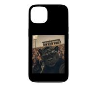 Carcasa para iPhone 13 Divertida Mascota de Panther Student para Selfies Vintage para el Día del Juego