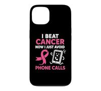 Carcasa para iPhone 13 Divertida superviviente de cáncer de Mama Pink Ribbon Warrior Antisocial