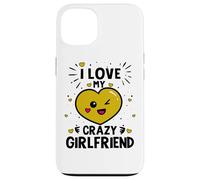 Carcasa para iPhone 13 Divertido De San Valentín Amo A Mi Novia Loca