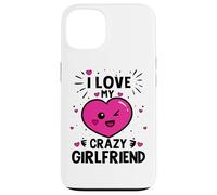 Carcasa para iPhone 13 Divertido De San Valentín Amo A Mi Novia Loca