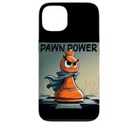 Carcasa para iPhone 13 Divertido Disfraz de ajedrez de Dibujos Animados para Amantes de los peones