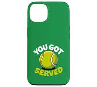 Carcasa para iPhone 13 Divertido Juego de Palabras de «You Got Served», Bonita Pelota de Tenis