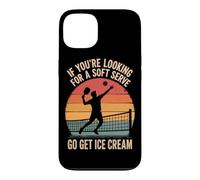 Carcasa para iPhone 13 Divertido Jugador de Pickleball para Hombres y Mujeres, Amante del Pickleball Retro