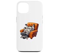 Carcasa para iPhone 13 Divertido Jugador Zebra con Auriculares VR