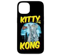 Carcasa para iPhone 13 Divertido Kitty Kong Peluche Monstruo Gatito Gato Atigrado