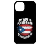 Carcasa para iPhone 13 Divertido Puerto Rico Esposa Marido Boricua Bandera Matrimonio Humor