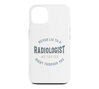 Carcasa para iPhone 13 Divertido Radiología Juego de Palabras Radiólogo Humor