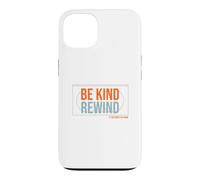 Carcasa para iPhone 13 Divertido y nostálgico Be Kind Rewind en VHS