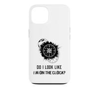 Carcasa para iPhone 13 Do I Look Like I'm On The Clock Funny Sarcastic Saying