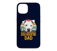 Carcasa para iPhone 13 Dogo Argentino Dog Dad Retro Vintage Mis Perros Son Mi Cardio