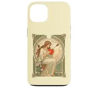 Carcasa para iPhone 13 Donde el Amor Duele Vintage Art Nouveau Romance